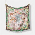 Animal Print Silk Scarf - DippedShop Wholesale - #2563