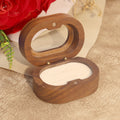 Oval Walnut Ring Box - DippedShop Wholesale - #0387