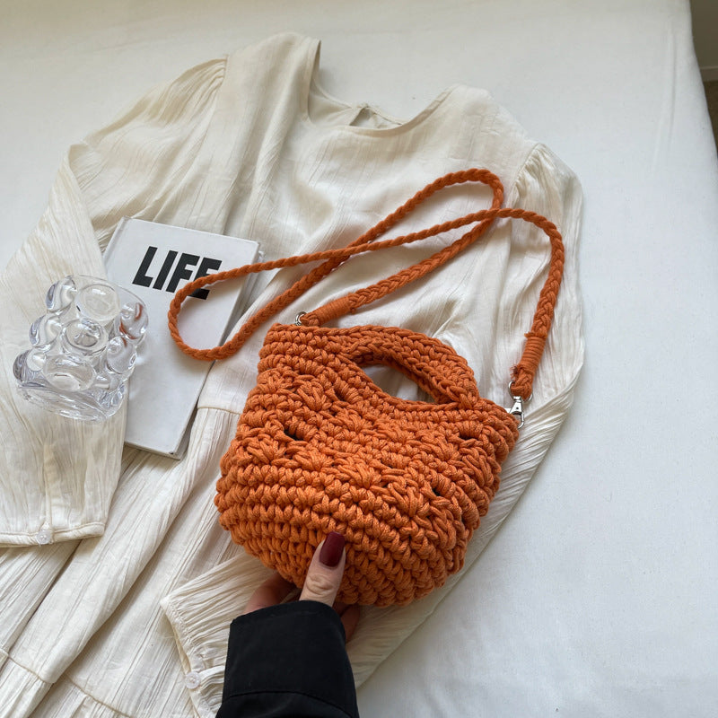 Hand-Woven Bucket Bag - DippedShop Wholesale - #6851