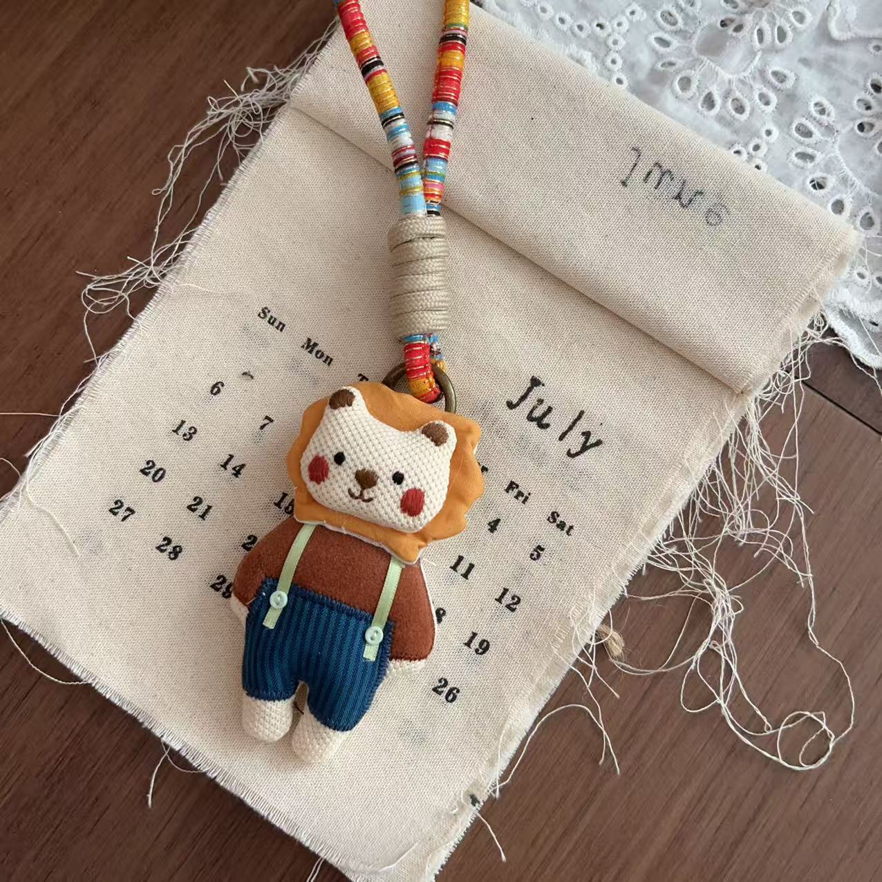 Cute Giraffe Doll Keychain Bag Charm 6W10BBC617