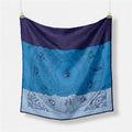Fashion Abstract Print Versatile Square Silk Scarf 8BW6NSI14