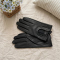 Leather Mesh Driving Gloves - DippedShop Wholesale - #1843