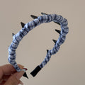 Vintage Plaid Print Weave Non-slip Headband 6W6HBD404
