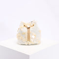 Flower Embroidery Sequin Bucket Bag - DippedShop Wholesale - #6099