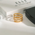 Geometric Open Wrap Ring - DippedShop Wholesale - #4707