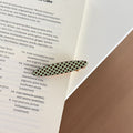 Vintage Polka Dots Oval Duckbill Hair Clip 8AS6HCP389L