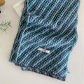 Striped Knit Winter Scarf - DippedShop Wholesale - #4115
