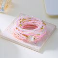 Cute Multi-Color Beaded Chain Stackable Bracelets 6W6JBR505