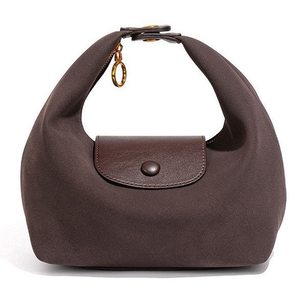 Suede Dumpling Handbag - DippedShop Wholesale - #1859