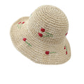 Cherry Crochet Foldable Hat - DippedShop Wholesale - #7299