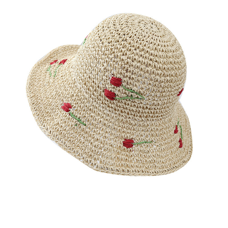Cherry Crochet Foldable Hat - DippedShop Wholesale - #7299