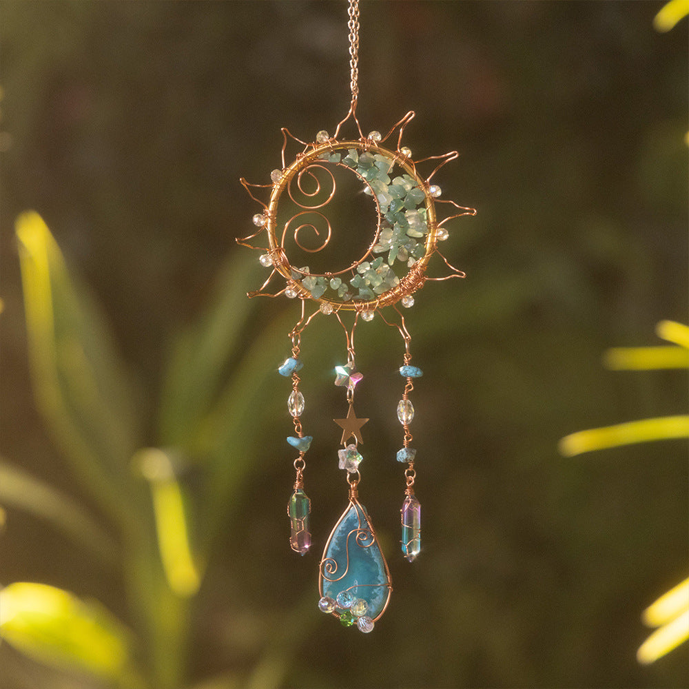 Natural Stone Sun Catcher - DippedShop Wholesale - #3427