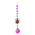 Halloween Jeweled Spider Crystal Suncatcher 6H7HLS140