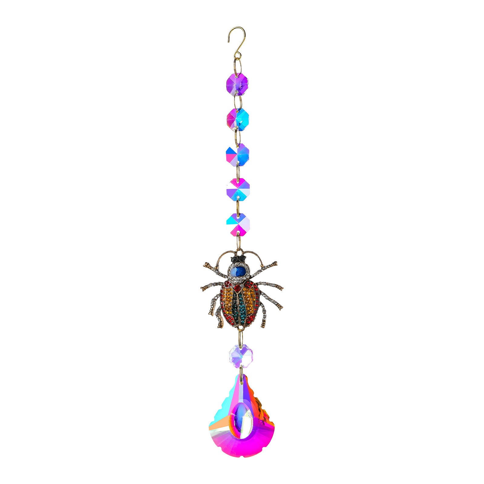 Halloween Jeweled Spider Crystal Suncatcher 6H7HLS140