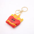 Funny Leather French Fries Snake Keychain 6W10BBC701