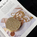 Glitter Rhinestone Acrylic Mini Apple Crossbody Bag 6W10BBG1736