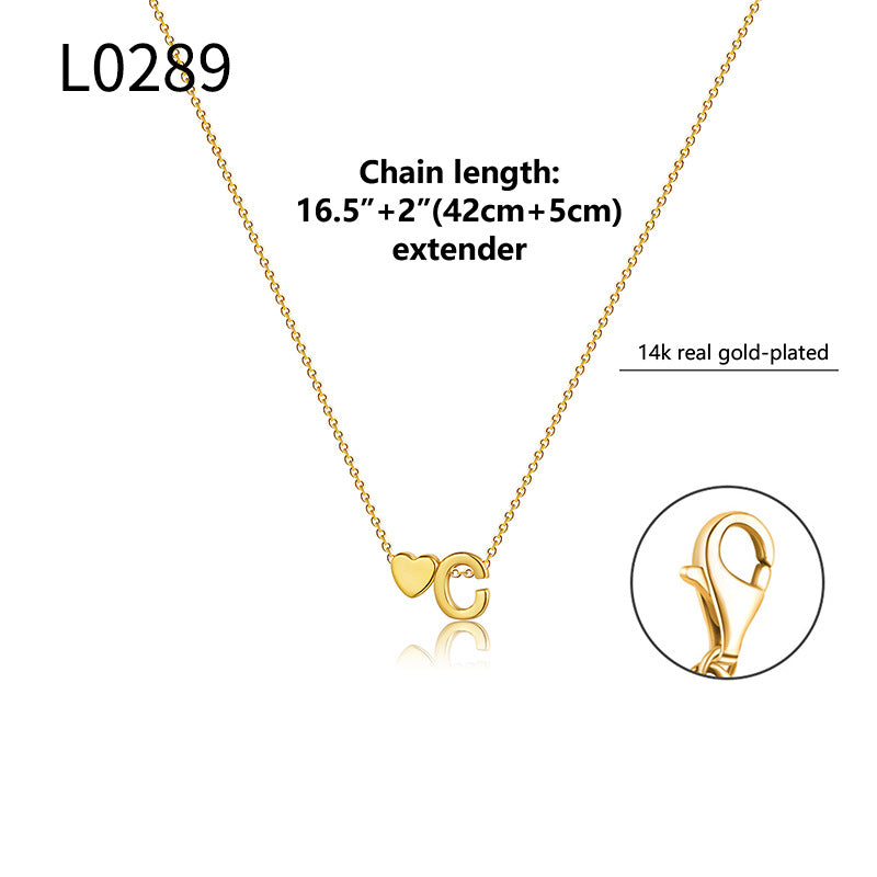 Minimalist Letter Choker - DippedShop Wholesale - #3635