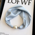 Elegant Magnetic Pearl Chain Necklace Scarf MK2BLW6W6NSI79