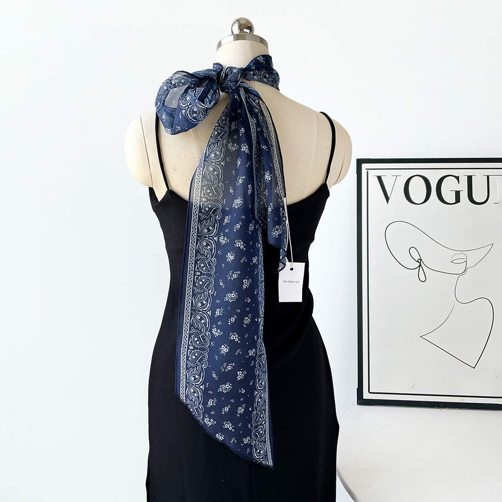 Polka Dots Striped Scarf - DippedShop Wholesale - #6771
