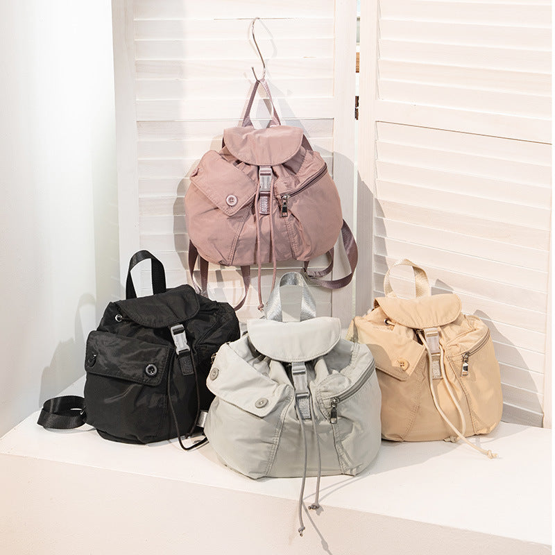 Simple Solid Color Large Capacity Backpack DPB2606