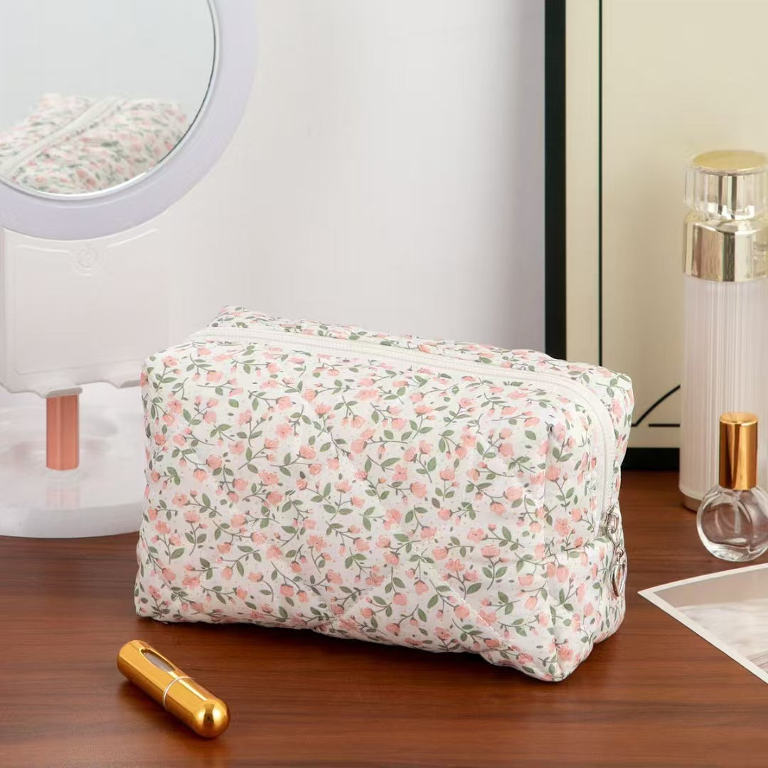 Quilted Cosmetic Bag - DippedShop Wholesale - #4387