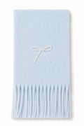 Elegant Pearl Bowknot Warm Tassel Scarf 6W6NSC128