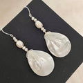 Shell Pearl Dangle Earring - DippedShop Wholesale - #4099