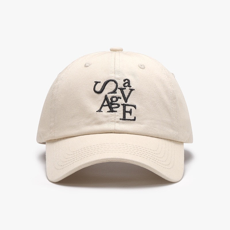Embroidered Letter Baseball Cap - DippedShop Wholesale - #3091