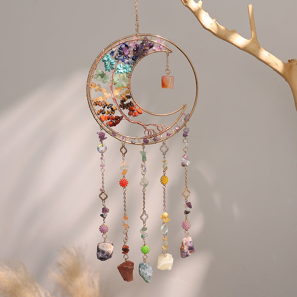 Tree of Life Crystal Suncatcher - DippedShop Wholesale - #2515