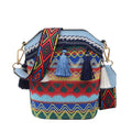 Boho Tassel Crossbody Bucket Bag - DippedShop Wholesale - #8835