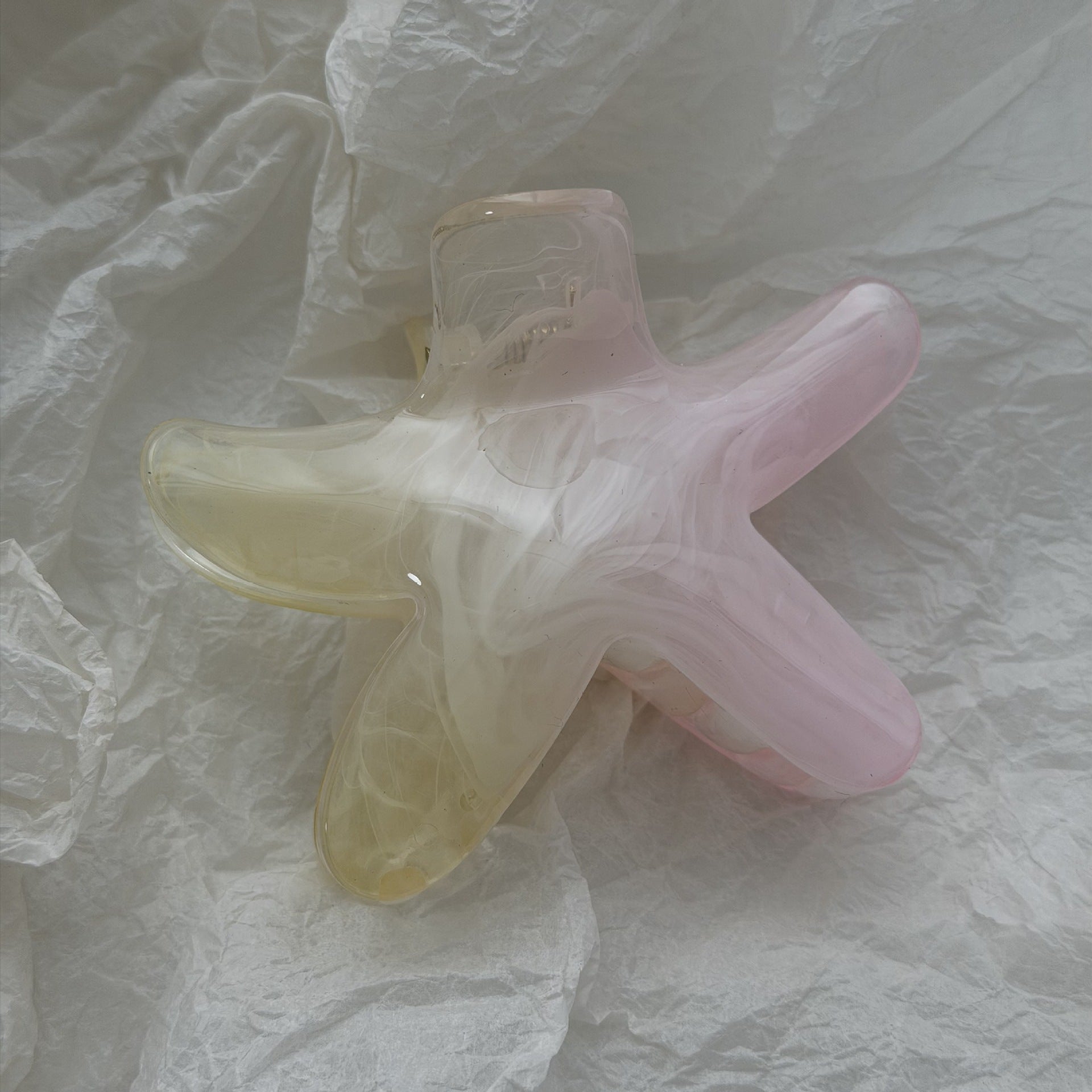 Cute Iridescent Flower Geometric Hair Claw 8AS6HCP307L