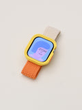 Color Block Nylon Weave Watch Band 6W6JWA141