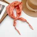Vintage Flower Print Beaded Triangle Scarf MK2BW6W6NSI01