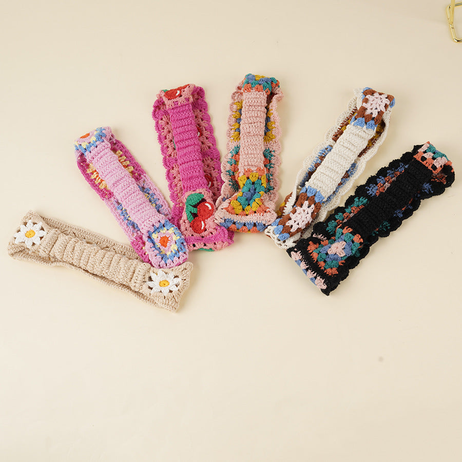 Crochet Elastic Hair Band - DippedShop Wholesale - #1123