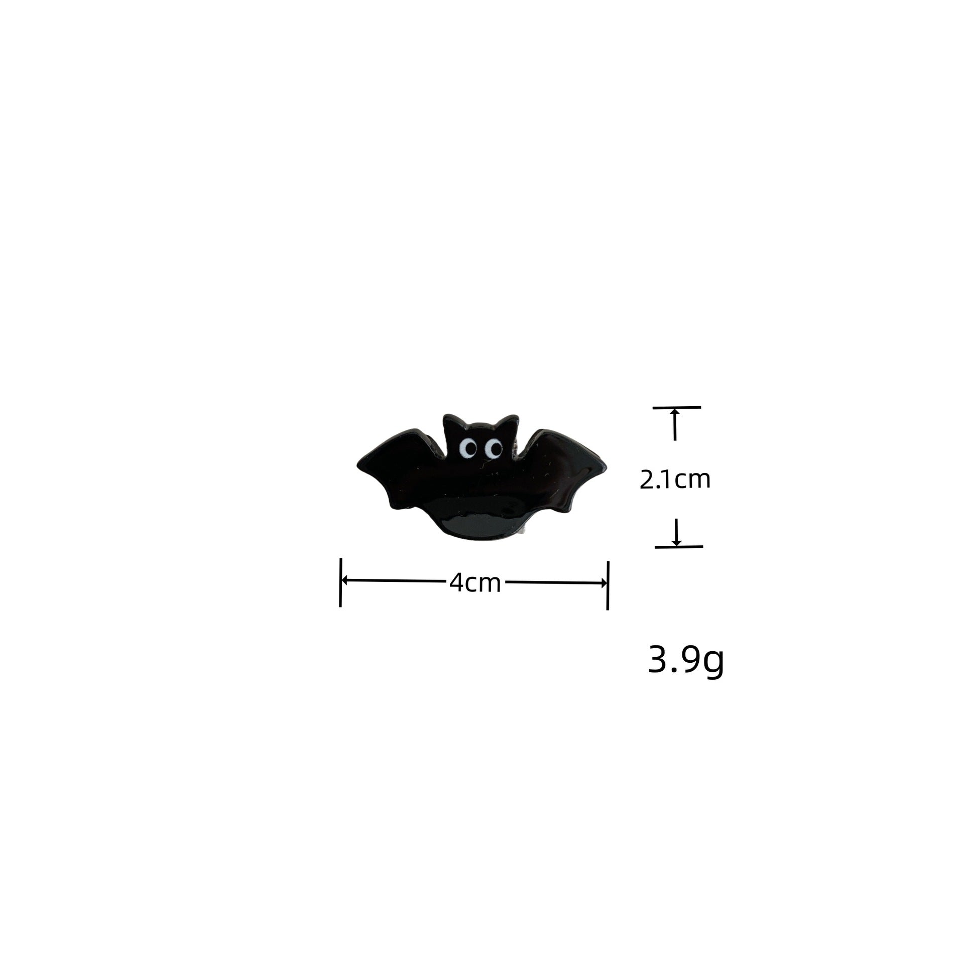 Quirky Halloween Ghost Pumpkin Mini Hair Claw 6W6HCP1322