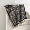 Jacquard Tassel Shawl Scarf - DippedShop Wholesale - #4947