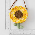 Cute Sunflower Crochet Purse Crossbody Bag MK2CCR6W10BBG428