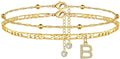 Trendy Initial Letter Gold Pla - DippedShop Wholesale - #4931