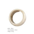 Trendy Geometric Resin Round W - DippedShop Wholesale - #0163