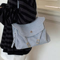 Casual Denim Flap Shoulder Bag 6W10BBG1351