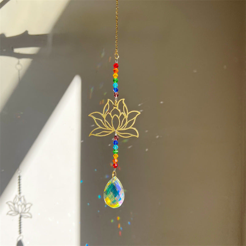 Hollow Out Lotus Suncatcher - DippedShop Wholesale - #4307