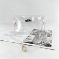 Trendy Clear Jelly Stdium Approved Tote Bag 6W10BBG2120