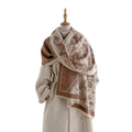 Reversible Animal Print Shawl Scarf - DippedShop Wholesale - #6771