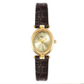Fashion Oval Quartz Leather Band Wrist Watch MK2SSAS6W6JWA12
