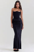 Sexy Strapless Fishtail Maxi Dress - DippedShop Wholesale - #0371