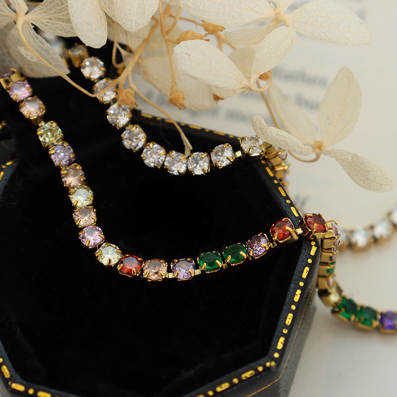 Luxury Multi-Color Cubic Zirco - DippedShop Wholesale - #3379