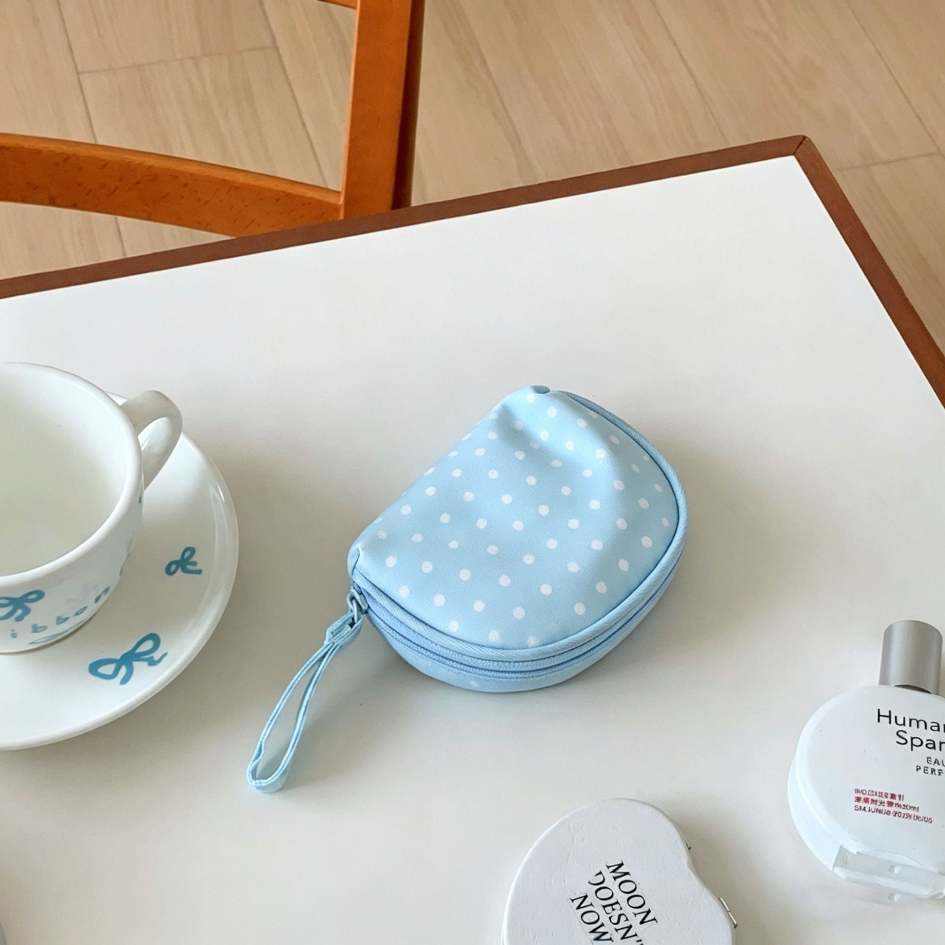 Cute Polka Dots Print Cosmetic Bag 6S5CO126