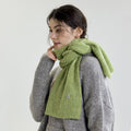 Trendy Soft Solid Color Metal Star Scarf 6W6NSW254