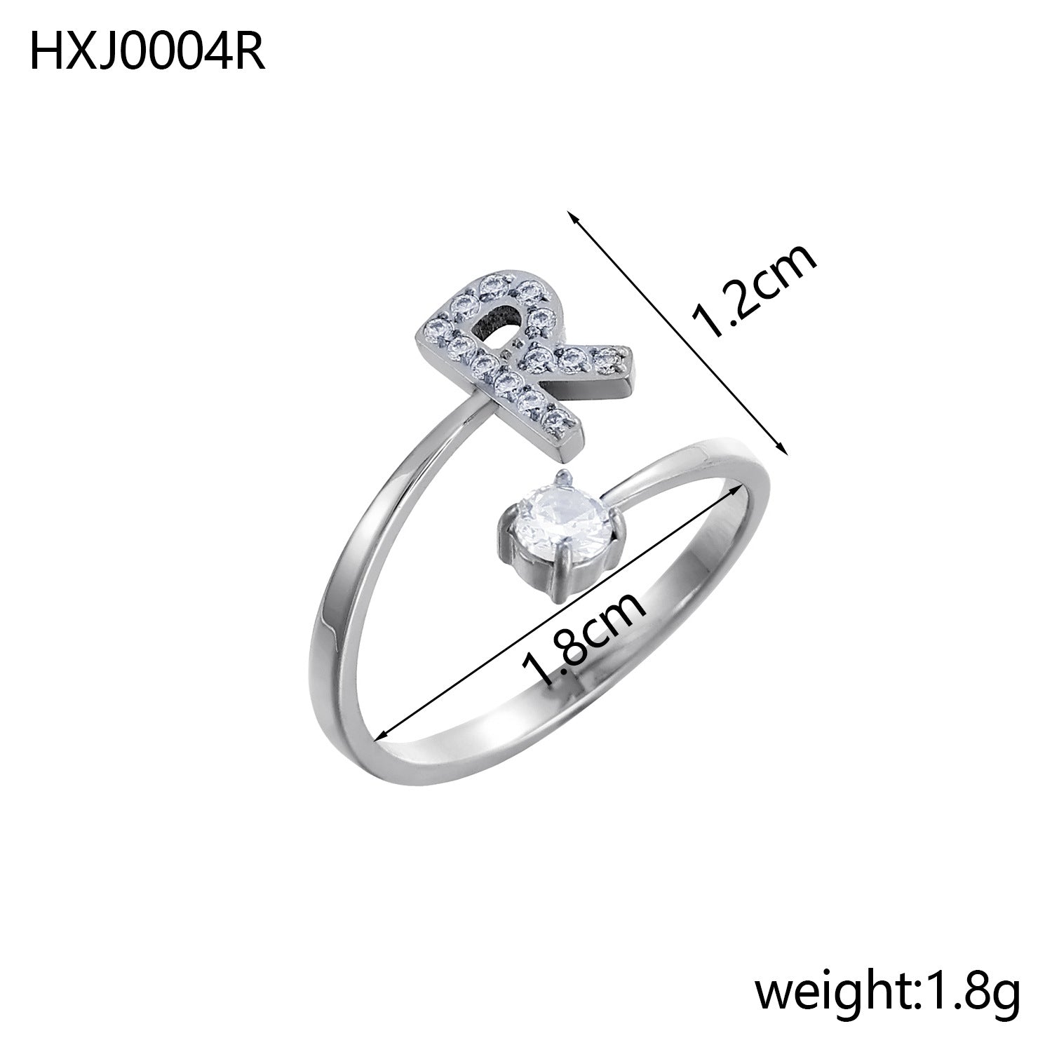 Simple Gold Plated Rhinestone - DippedShop Wholesale - #4931