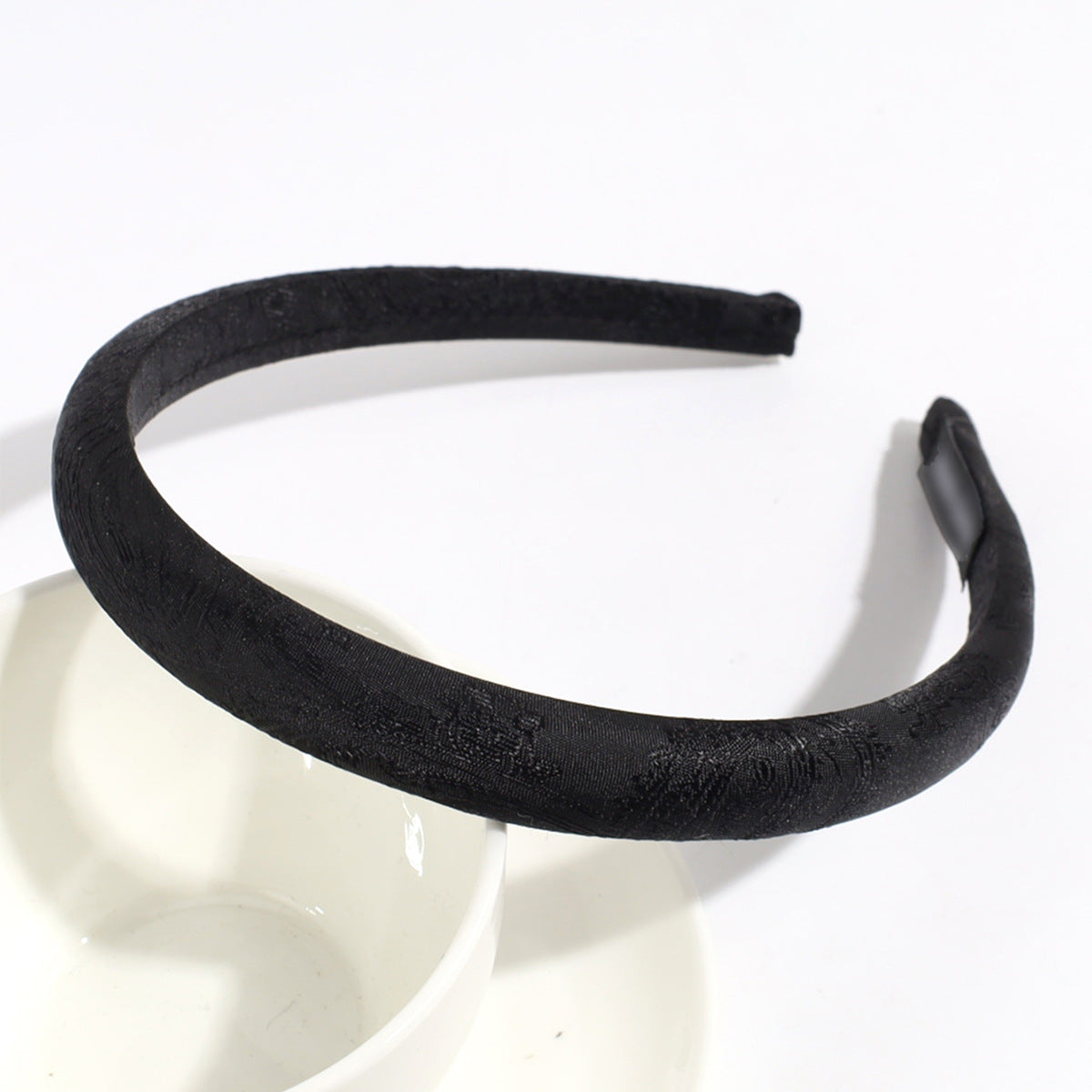 Satin Jacquard Hairband - DippedShop Wholesale - #7651